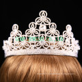 Customisé Tiara strass Flower Design Crown pour le mariage